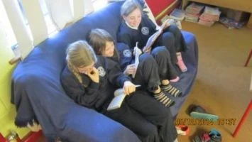 Enjoying the class sofa 002
